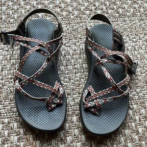 Women's Strappy Sandals - Black and Brown
